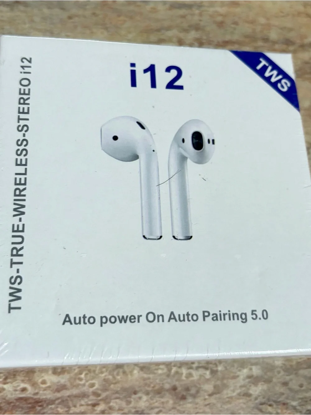 i12 TWS Wireless Earbuds - White